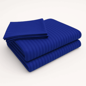 Premium 400 TC Cotton Striped Bedsheet with 2 Pillow Covers (14) - Image 3
