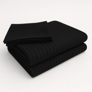 Premium 400 TC Cotton Striped Bedsheet with 2 Pillow Covers (18) - Image 3