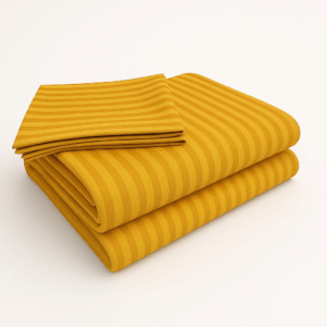 Premium 400 TC Cotton Striped Bedsheet with 2 Pillow Covers (20) - Image 3