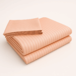 Premium 400 TC Cotton Striped Bedsheet with 2 Pillow Covers (23) - Image 2