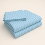 Premium 400 TC Cotton Striped Bedsheet with 2 Pillow Covers (29) - Image 3
