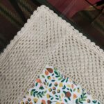 Handcrafted Mint Blossom Crochet Cushion Cover (18×18 inches) - Image 4