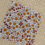Handcrafted Autumn Bloom Crochet Cushion Cover (18×18 inches) - Image 2