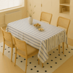 Handwoven Cotton Multicolour Striped tablecloth (15)