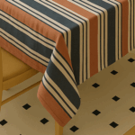 Handwoven Cotton Multicolour Striped tablecloth (16) - Image 2