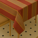 Handwoven Cotton Multi colour Striped tablecloth (28) - Image 2
