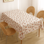 Handwoven Cotton Multicolour Striped tablecloth (2) - Image 2