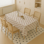 Handwoven Cotton Multicolour Striped tablecloth (2)