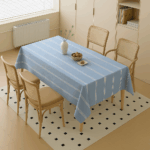 Handwoven Cotton Multicolour Striped tablecloth (3)