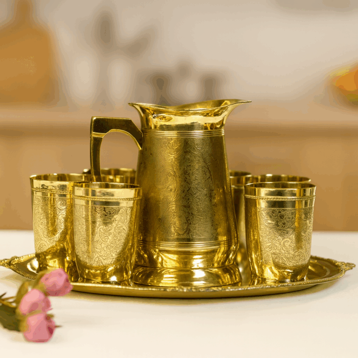 3e17db62-bc76-47c1-8a8e-4128d3604a28 Bronze Juice Set - Image 1
