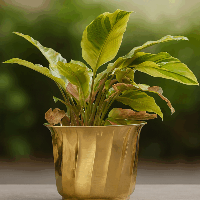 Brass Plant Pot - Image 2