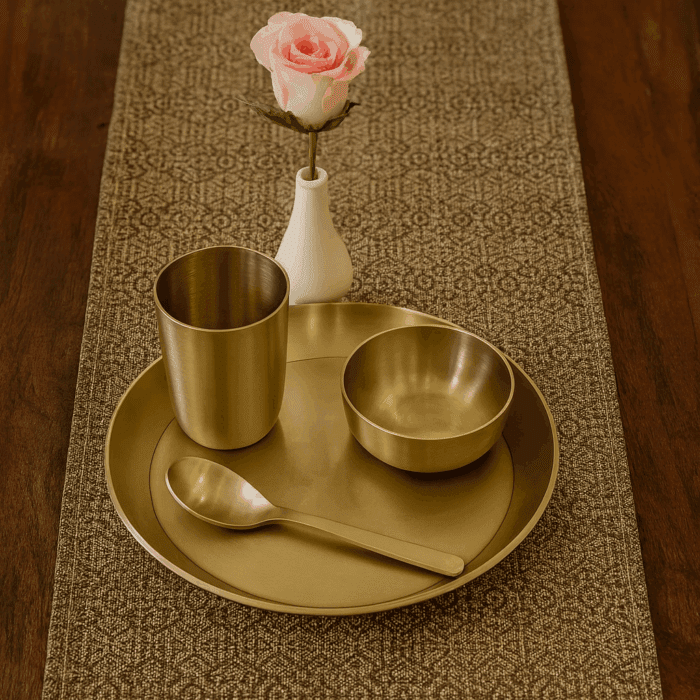 baby bogset 1(2) Baby Essential Bronze Dinner Set - Image 1