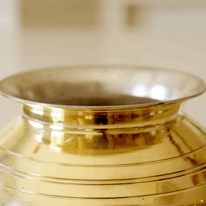 Brass Handi Punjabi and Rajasthani Design (Tin Coated) - Image 3