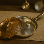 Copper Frypan With Lid (Tincoated) - Image 2