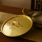Brass Kadai With Lid(Tin Coated) - Image 2