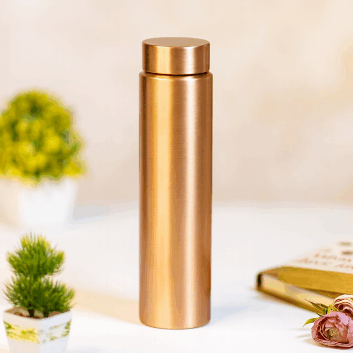 copper bottle 1(2) Copper Water Bottle - Image 1