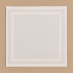 3 Premium White Cotton Hand Kerchief (13 x 13 Inches) - Image 2