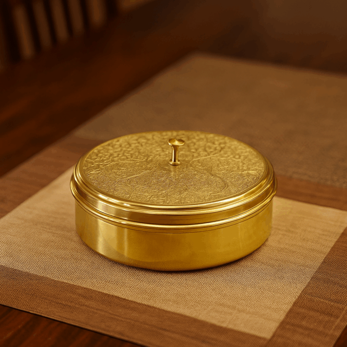 Brass Spice Box (7 Inch) - Image 3