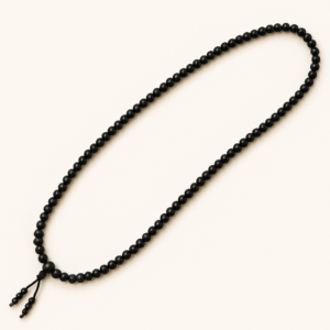 Karungali Mala with Silver Cap - Image 2