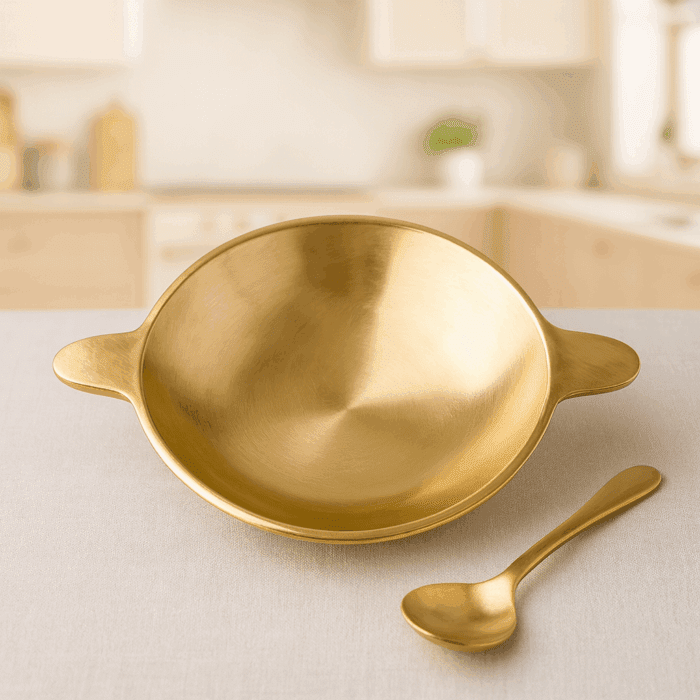 Bronze Palapam Chatty/Frying Pan - Image 2