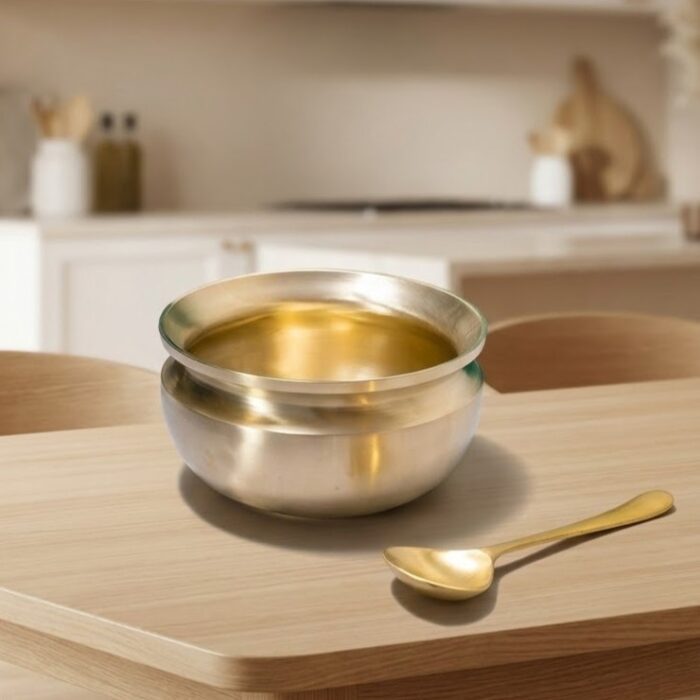 Bronze Cooking/Serving Pot – 8 Inch - Image 2
