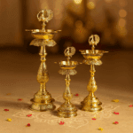 Kerala Designer Oil Lamp - Image 3