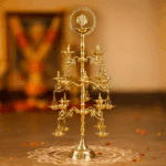 Peacock Multi-tier oil lamp