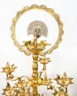 Peacock Multi-tier oil lamp - Image 3