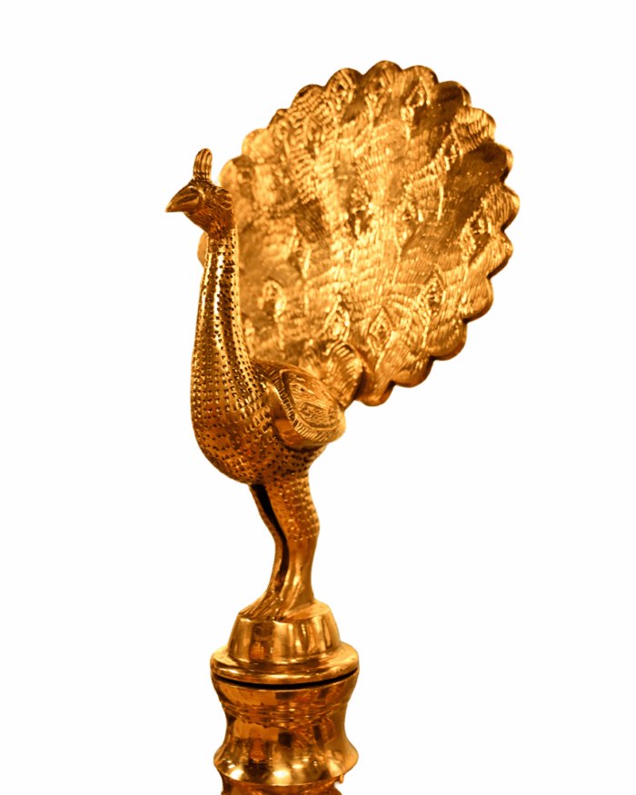 Brass 5-tier Oil Lamp - Image 3