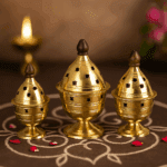 Brass Anayaa Vilakku/ Akhand Diya Oil lamp - Image 2