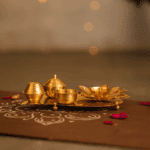 Leaf Shaped Pooja set - Image 2