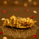 Leaf Shaped Pooja set