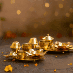 Leaf Shaped Pooja set - Image 3
