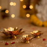 Lotus shaped Anayaa Vilakku/Akhand Diya - Image 2