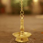Traditional Brass Hanging Oil Lamp