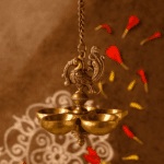 Antique Brass Hanging Lamp