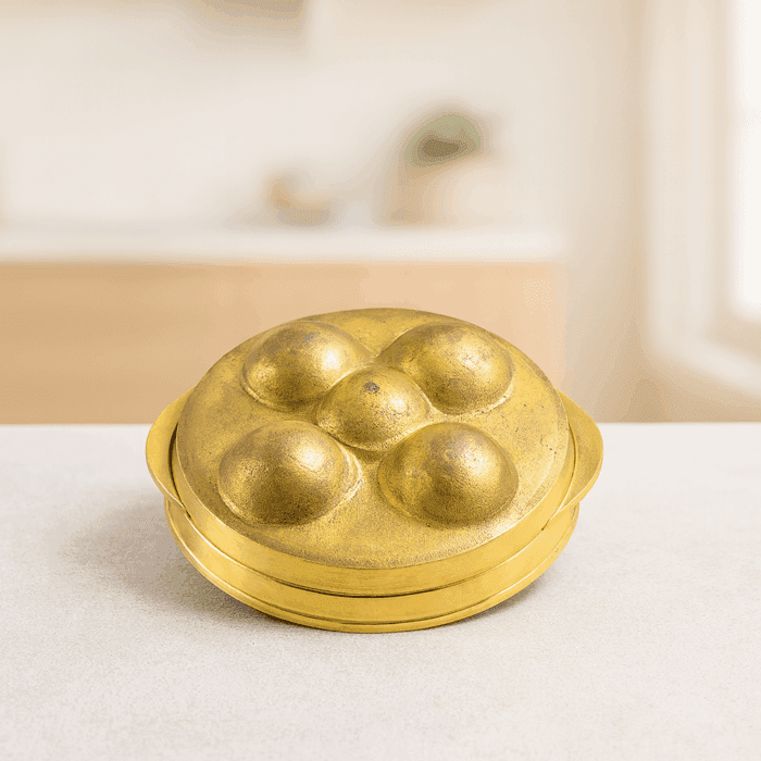 Bronze Paniyaram/Unniyappam Pan - Image 3