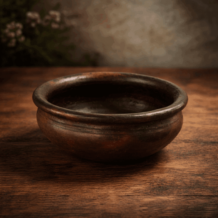 0e2f3a82-13f4-4e2c-a680-b00179bf1698 Traditional Handmade Fish Curry Pot Black - Image 1