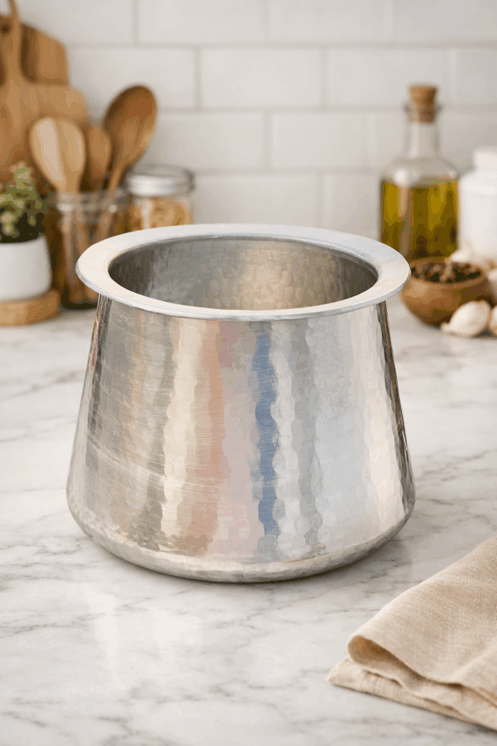 1 Tin Vessel (Vennathazhi Shape) - Image 1