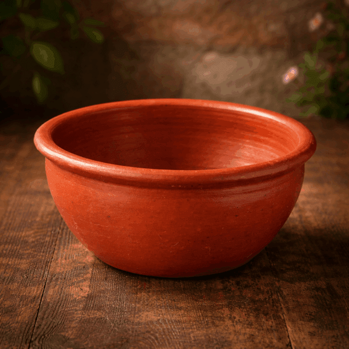 10feac42-27ed-402f-b161-2683ae6222bb Traditional Handmade Davara Brown 9 Inch - Image 1