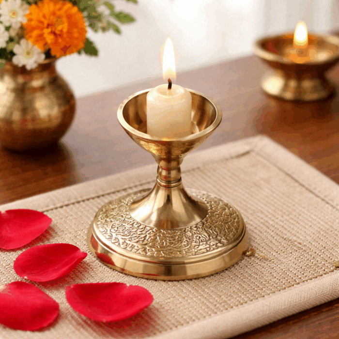 Brass Candle Holders - Image 2