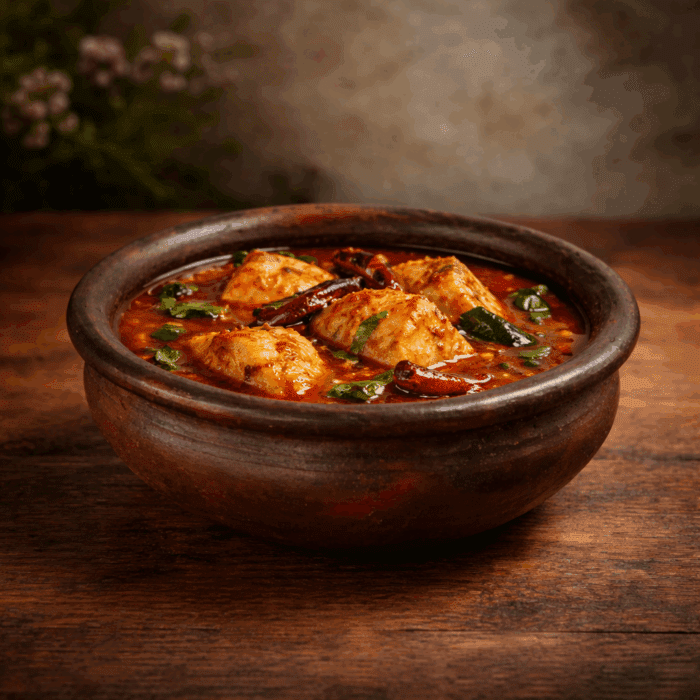 Traditional Handmade Fish Curry Pot Black - Image 2