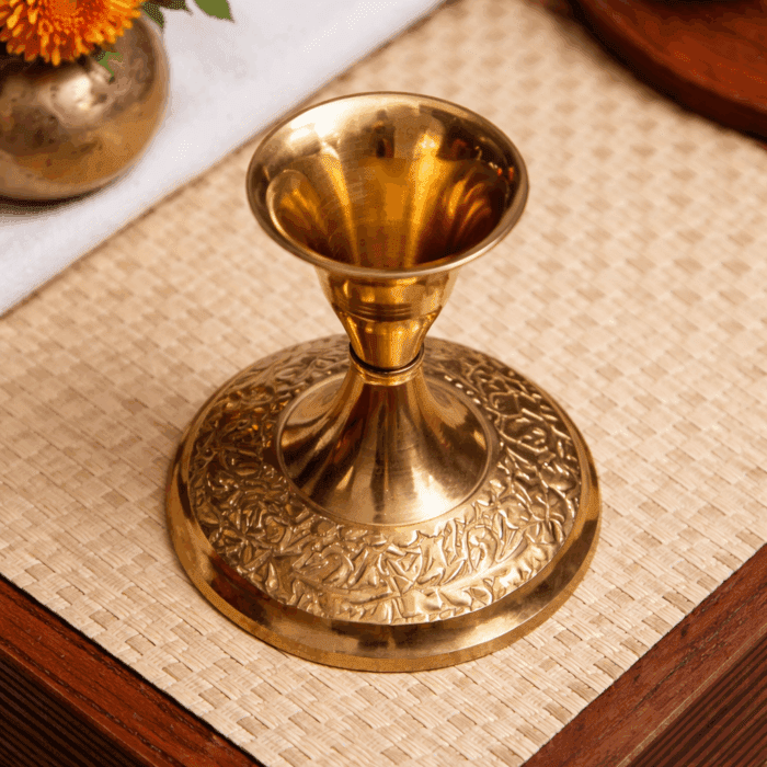 Brass Candle Holders - Image 3