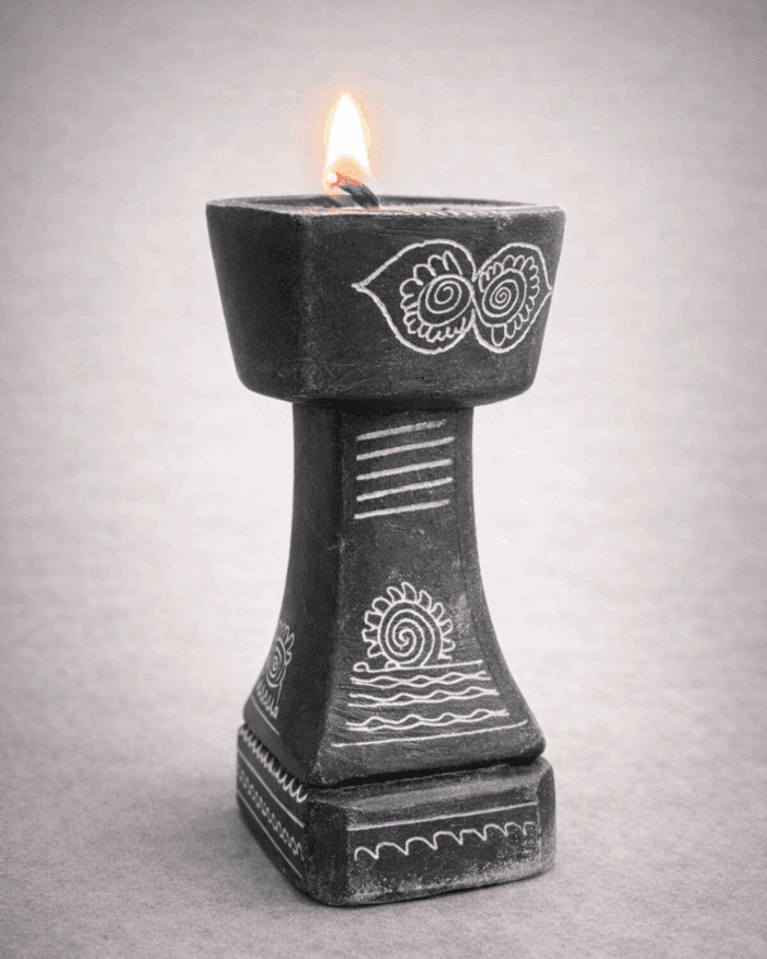 Soapstone Oil Lamp(Kuthuvilakku) - Image 2