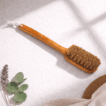 Coir Body Brush for Dry Brushing- Removes Dead Skin, Treats Cellulite & Stimulates Blood Flow