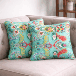 Premium Handloom Cotton Cushion Cover Set of 2(16×16 inches)