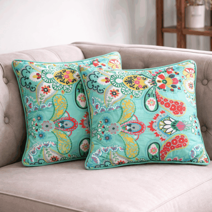 6c7c257e-0d6e-46a3-82aa-ca1e194aacf4 Premium Handloom Cotton Cushion Cover Set of 2(16×16 inches) - Image 1