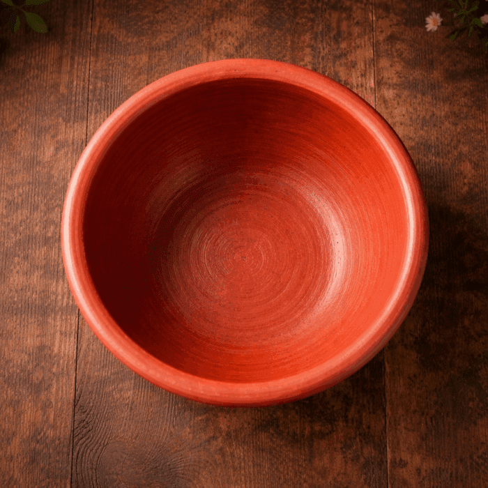 Traditional Handmade Davara  Brown 9 Inch - Image 3