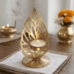 Leaf Style Tea Light Candle Holder - Image 2