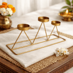 Modern Tri Centerpiece Tea Light Candle Holder